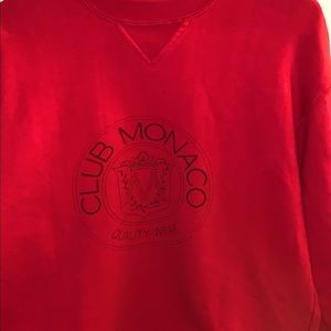 Vintage club monaco swearshirt collectors item rare